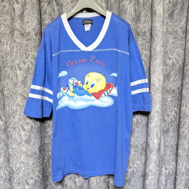 90'sﾙｰﾆｰﾃｭｰﾝｽﾞ ｵｰﾊﾞｰｻｲｽﾞTｼｬﾂ