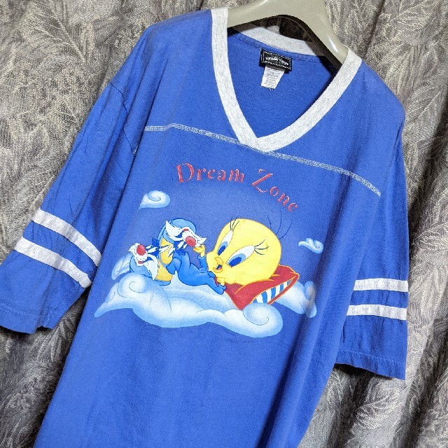 90'sﾙｰﾆｰﾃｭｰﾝｽﾞ ｵｰﾊﾞｰｻｲｽﾞTｼｬﾂ