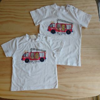 トイザラス(トイザらス)の【兄弟おそろい】消防車Tシャツ(Tシャツ/カットソー)