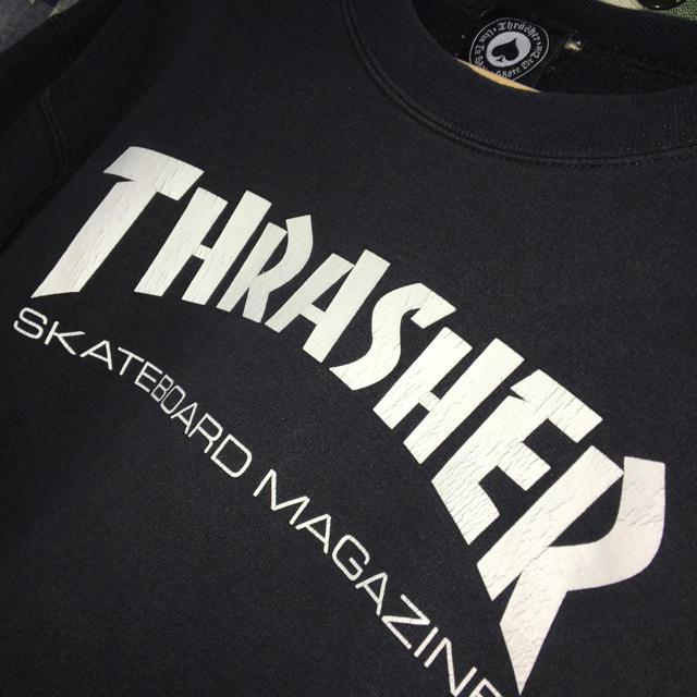 Thrasher Thrasher ロゴ スウェット S スケート オールド ユーズド 古着の通販 By フリマリフ スラッシャーならラクマ