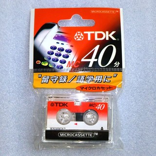 ティーディーケイ(TDK)のマイクロカセットテープ　TDK MC-40(その他)