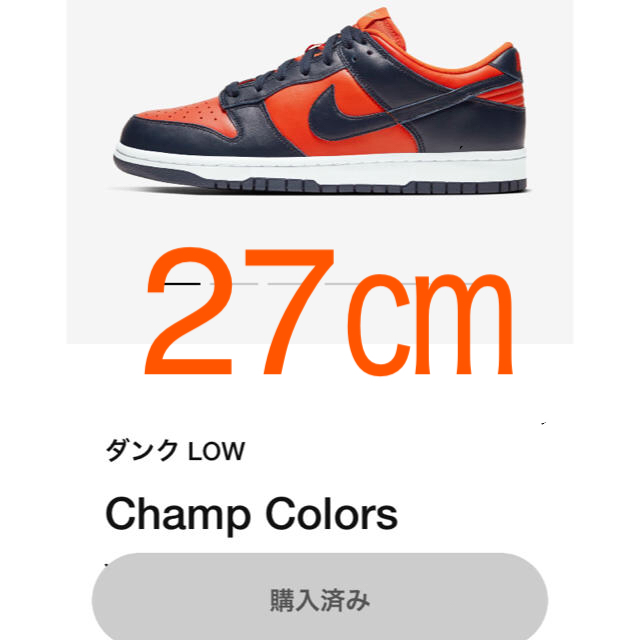 靴/シューズ27㎝　Nike Dunk Low