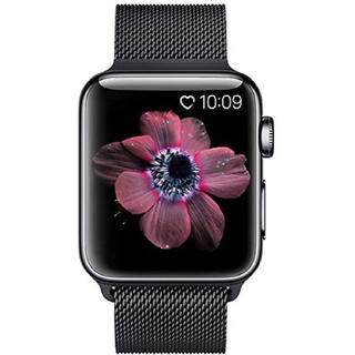 アップルウォッチ(Apple Watch)のapple watch 38mmバンド,ミラネーゼループ ブラック(その他)