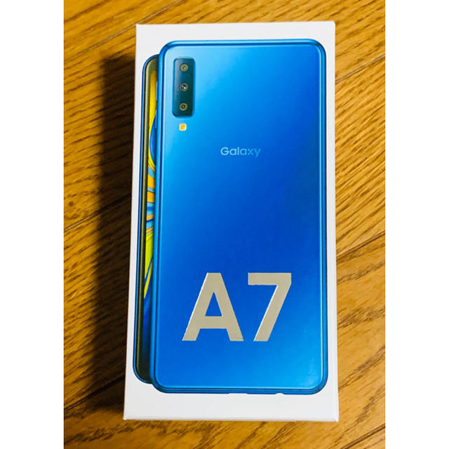 SAMSUNG Galaxy A7 ブルー SM-A750C SIMフリー