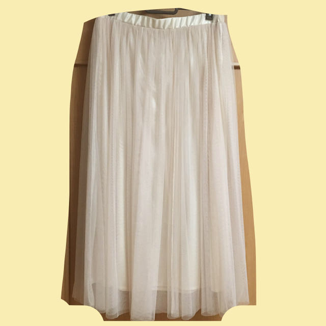 NICE CLAUP(ナイスクラップ)のチュールロングスカート レディースのスカート(ロングスカート)の商品写真