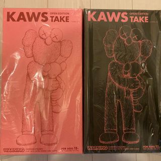 kaws take  pink black 2体セット(ぬいぐるみ)