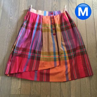 スカート 格子柄 可愛い🎀　巻きスカート