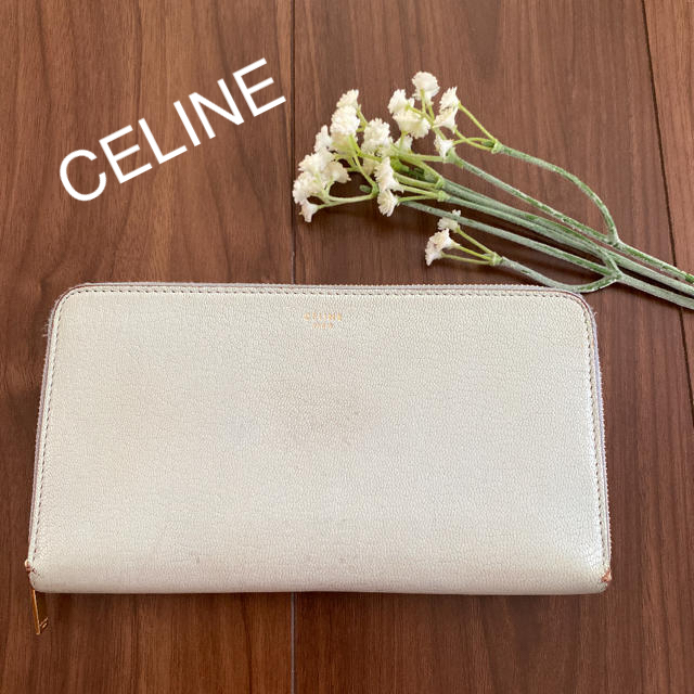 celine(セリーヌ)のCELINEセリーヌ　淡い水色【希少カラー】長財布 メンズのファッション小物(長財布)の商品写真