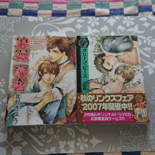 BL 北沢きょうセット①「浪漫豪奢」&「グリーン・ピース」(ボーイズラブ(BL))