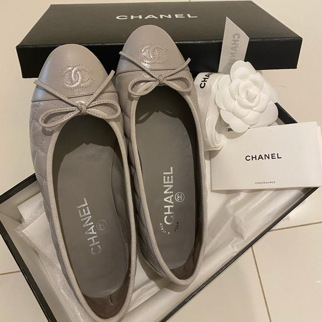 CHANELフラットシューズ　37C