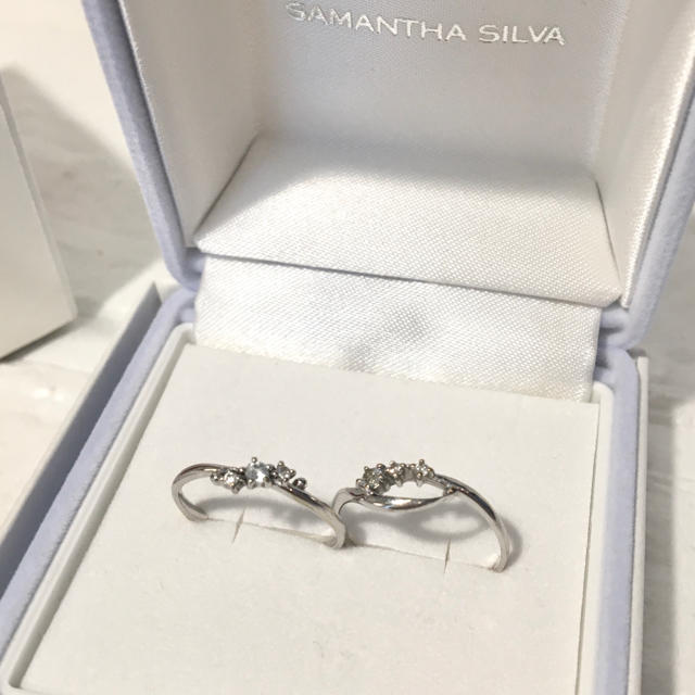 Samantha Silva(サマンサシルヴァ)のSamantha silva シルバーリング　2本セット レディースのアクセサリー(リング(指輪))の商品写真