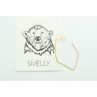 スメリー(SMELLY)の【U295】SMELLY スメリー 型押し ワイヤー ピアス 片耳のみ(ピアス)