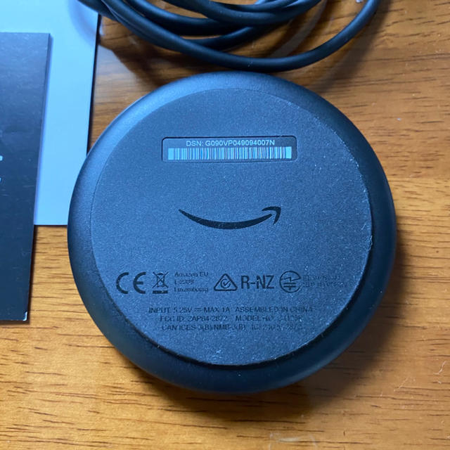 【美品】Echo Input（Amazon） スマホ/家電/カメラのオーディオ機器(スピーカー)の商品写真