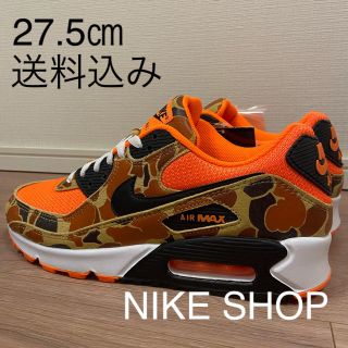 ナイキ(NIKE)の27.5㎝‼️送料込み‼️NIKE AIR MAX 90 ORANGE CAMO(スニーカー)