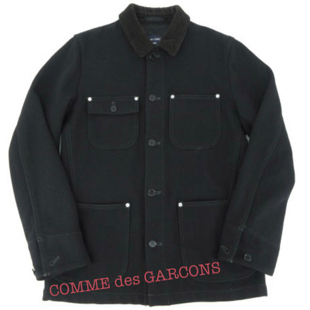 COMME des GARCONS(コムデギャルソン)のCOMME des GARCONS HOMME コーデュロイ切り替えカバーオール メンズのジャケット/アウター(カバーオール)の商品写真