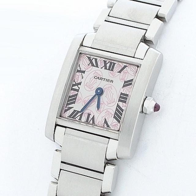 【ラッピング不可】 カルティエ - Cartier タンクフランセーズ W51031Q3 2006年クリスマス限定モデル 腕時計