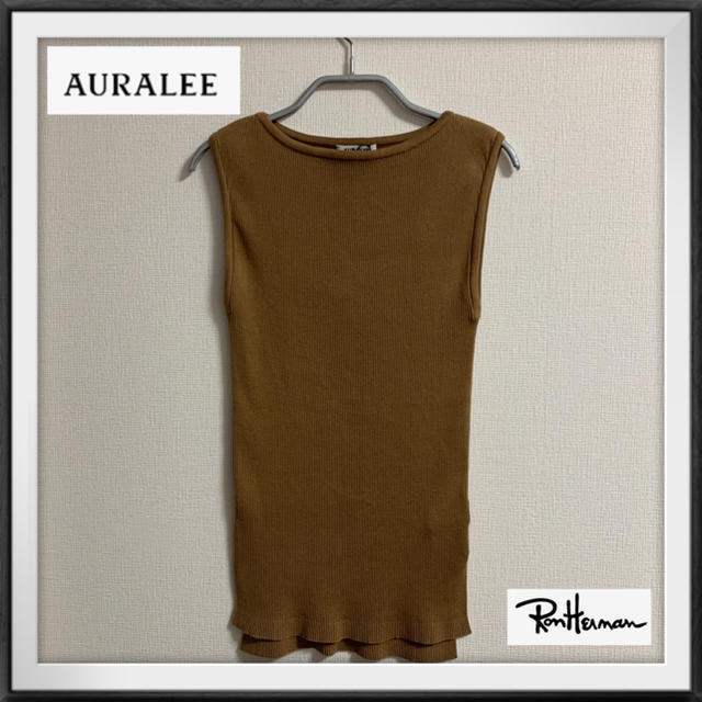 AURALEEロンハーマン/リブカットソー/size0/タグ付き新品♪