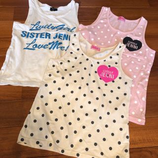 ジェニィ(JENNI)のシスタージェニータンクトップ130.140(Tシャツ/カットソー)