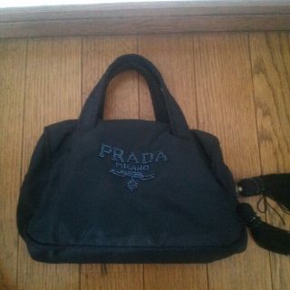 プラダ(PRADA)の正規◇PRADA◇ﾋﾞｰｽﾞバック(ハンドバッグ)