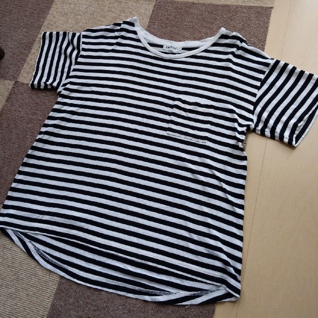 LEPSIM(レプシィム)のLEPSIM　レプシムのポケット付きボーダーTシャツ レディースのトップス(Tシャツ(半袖/袖なし))の商品写真