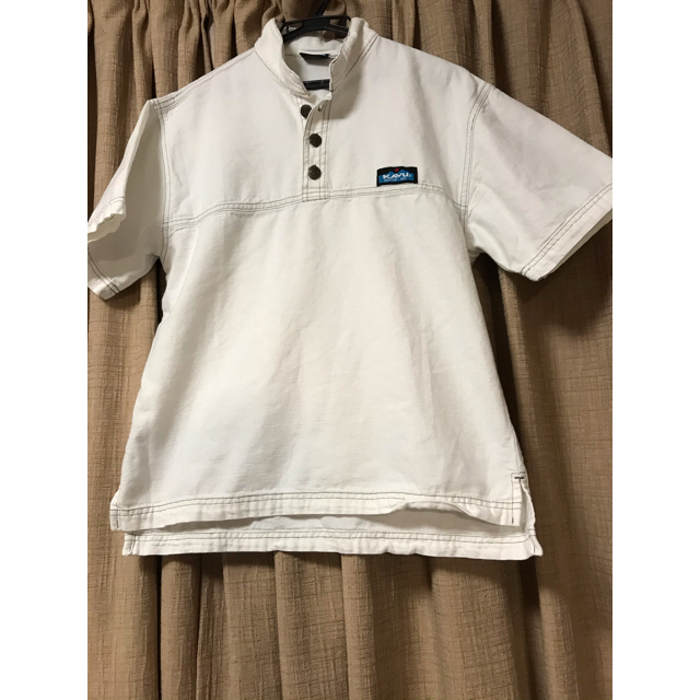 KAVU(カブー)のKAVU カブー　ヘンリーネックシャツ メンズのトップス(Tシャツ/カットソー(半袖/袖なし))の商品写真