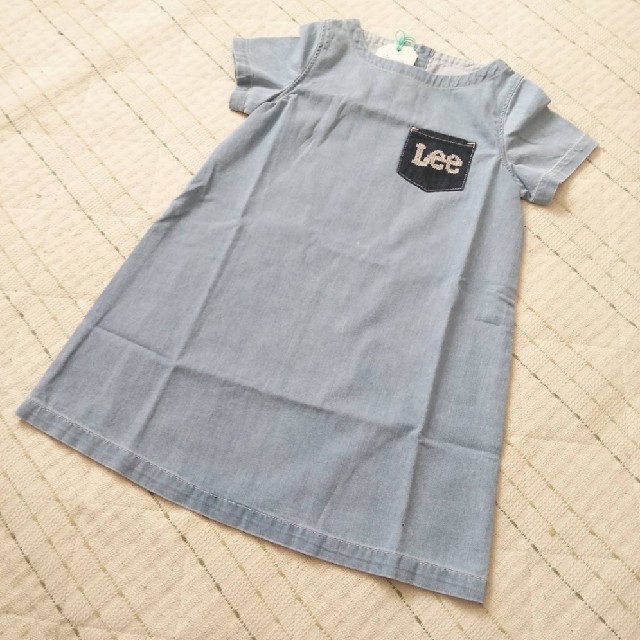 Lee(リー)の新品値下げ！リーLeeデニムワンピ120 キッズ/ベビー/マタニティのキッズ服女の子用(90cm~)(ワンピース)の商品写真