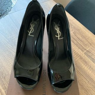 サンローラン(Saint Laurent)のイヴサンローラン オープントゥ　パンプス(ハイヒール/パンプス)