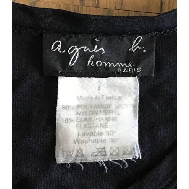 agnes b.(アニエスベー)の＊アニエスベー オム パリ ストレッチ 5分袖 カットソー Tシャツ１ メンズのトップス(Tシャツ/カットソー(半袖/袖なし))の商品写真