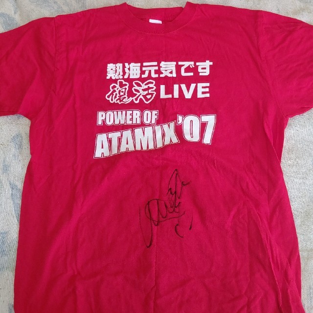 非売品☆加藤ミリヤ自筆サインTシャツ☆ATAMIX 2007 LIVE　フェス