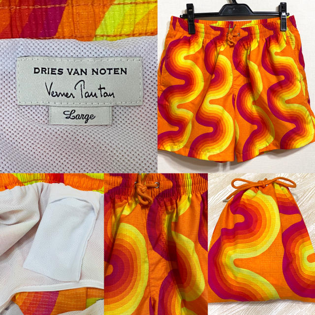 DRIES VAN NOTEN(ドリスヴァンノッテン)の【美品】ドリス ヴァンノッテン ヴェルナー パントン ショーツ スイム パンツ メンズのパンツ(ショートパンツ)の商品写真