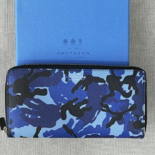 スマイソン(Smythson)の【値下げしました】SMYTHSON スマイソン ラウンドジップ 長財布(長財布)