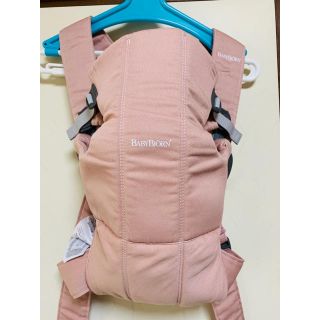 ベビービョルン(BABYBJORN)のベビーキャリア ミニ ダスティピンク(抱っこひも/おんぶひも)