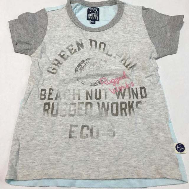 RUGGEDWORKS ラゲッドワークス 半袖 Tシャツ かすれプリント