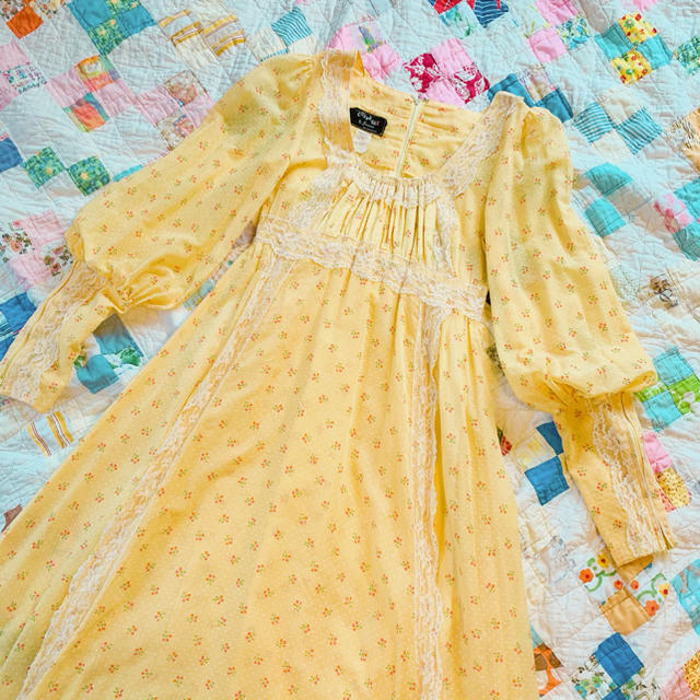 GUNNE SAX(ガニーサックス)のss様専用　ガニーサックス　黒タグ　ビンテージ レディースのワンピース(ロングワンピース/マキシワンピース)の商品写真