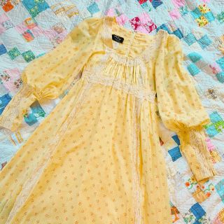 ガニーサックス(GUNNE SAX)のss様専用　ガニーサックス　黒タグ　ビンテージ(ロングワンピース/マキシワンピース)