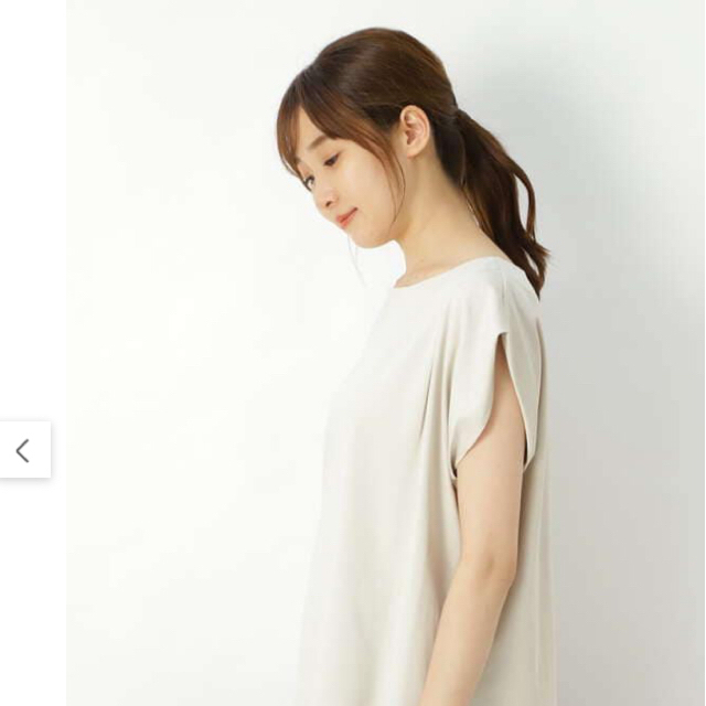 NATURAL BEAUTY BASIC(ナチュラルビューティーベーシック)のNATURAL BEAUTY BASIC カットソー レディースのトップス(カットソー(半袖/袖なし))の商品写真