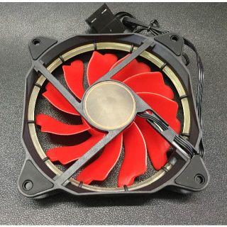 CPUクーラー用 冷却ファン 12cm 12v LED CPU FAN 1枚(PCパーツ)
