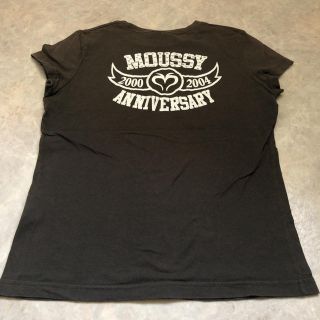 マウジー(moussy)のマウジー ダメージ加工 Tシャツ moussy 半袖 ラインストーン(Tシャツ(半袖/袖なし))