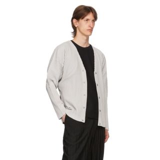 ISSEY MIYAKE - HOMME PLISSE ISSEY MIYAKE プリーツ カーディガンの