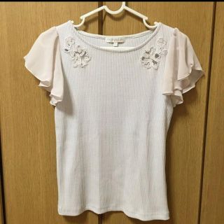 プロポーションボディドレッシング(PROPORTION BODY DRESSING)のシフォンリブトップス　プロポーションボディドレッシング (カットソー(半袖/袖なし))