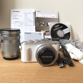 OLYMPUS - OLYMPUS PEN E-PL8 EZダブルズームキット ホワイト ...