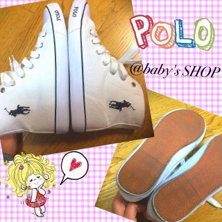 ポロラルフローレン(POLO RALPH LAUREN)のPOLO♦︎ハイカットスニーカー(スニーカー)