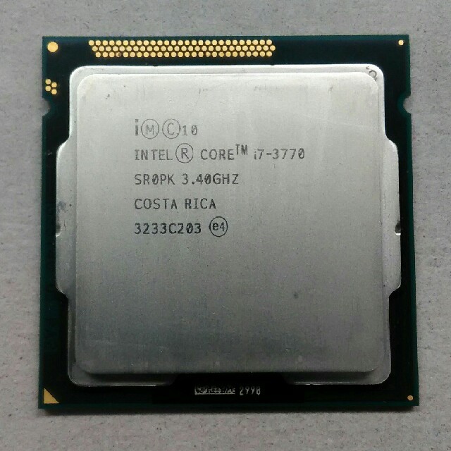 CPU Core i7 3770 34GHz LGA1155 - PCパーツ
