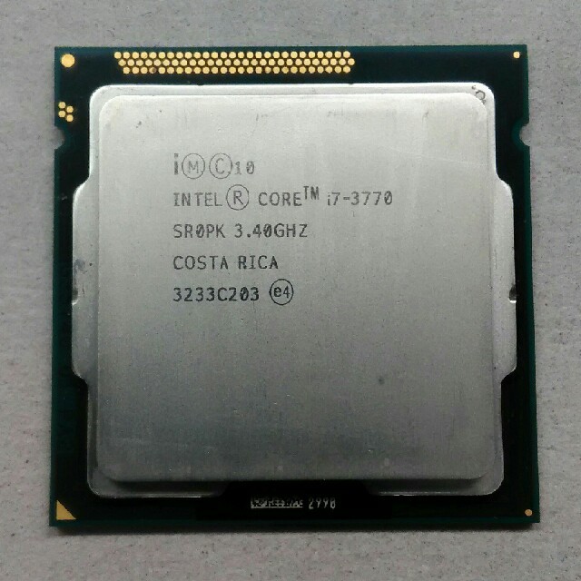 PCパーツCPU Core i7 3770 34GHz LGA1155