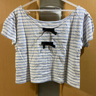 ティティアンドコー(titty&co)のティッティアンドコー⭐︎背中リボンTシャツ(Tシャツ/カットソー(半袖/袖なし))