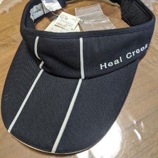 ヒールクリーク(Heal Creek)の【新品】Heal Creek サンバイザー ゴルフ(ウエア)