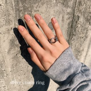 トゥデイフル(TODAYFUL)のsilver chain ring 01 (size S)(リング(指輪))