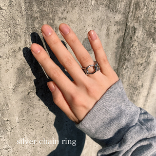 トゥデイフル(TODAYFUL)のsilver chain ring 01 (size S)(リング(指輪))