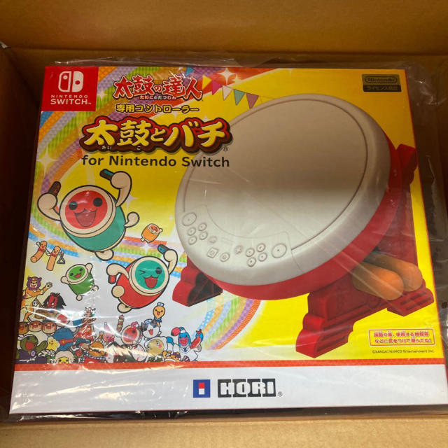 新品　即日発送 太鼓の達人　専用コントローラー 太鼓とバチ  switch