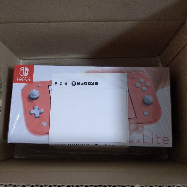 任天堂 スイッチライト コーラル ピンク 新作未使用 保証付き